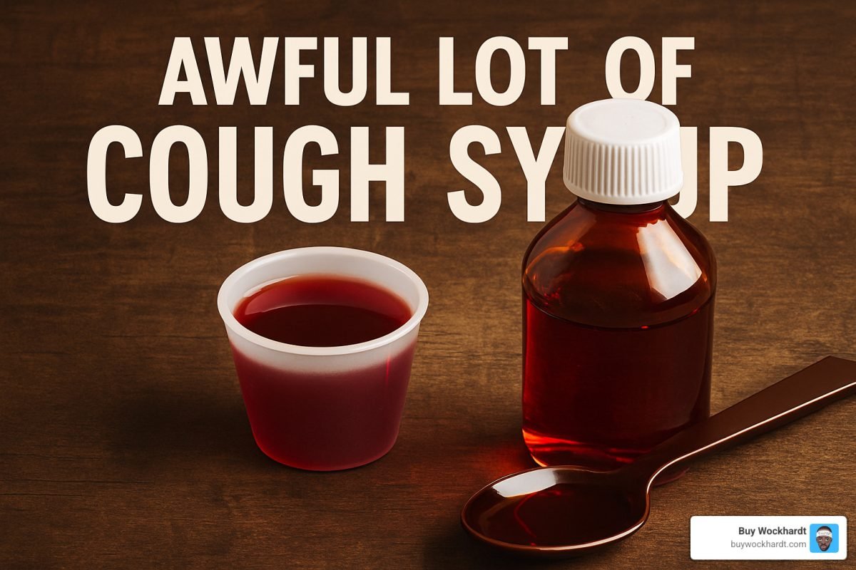 awful lot of cough syrup