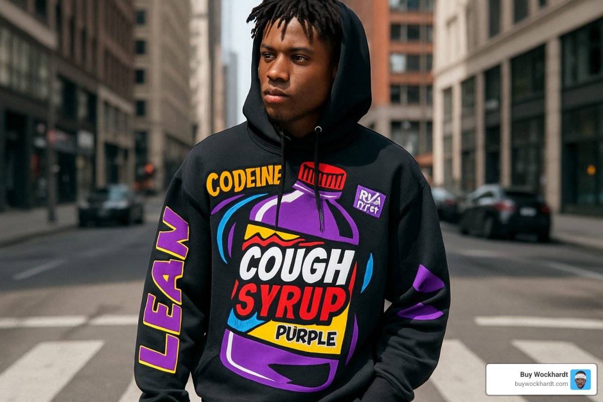 awful lot of cough syrup hoodie
