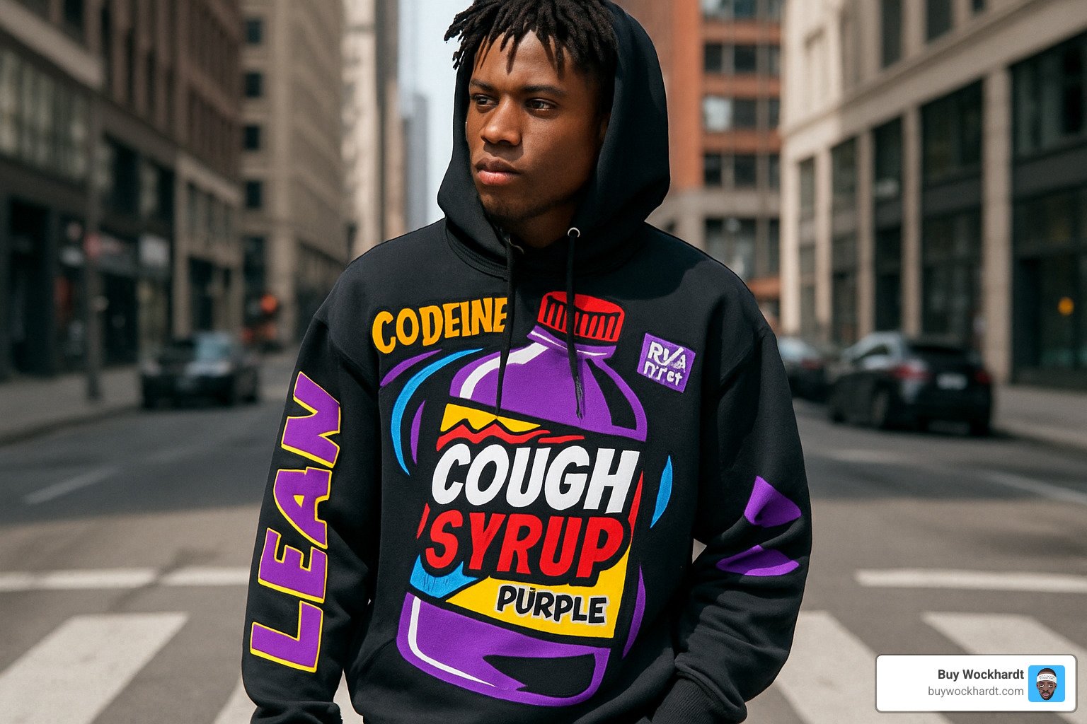 awful lot of cough syrup hoodie